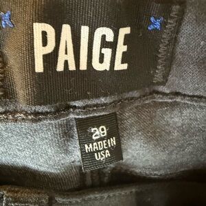 PAIGE Dark Wash Denim Jeans
